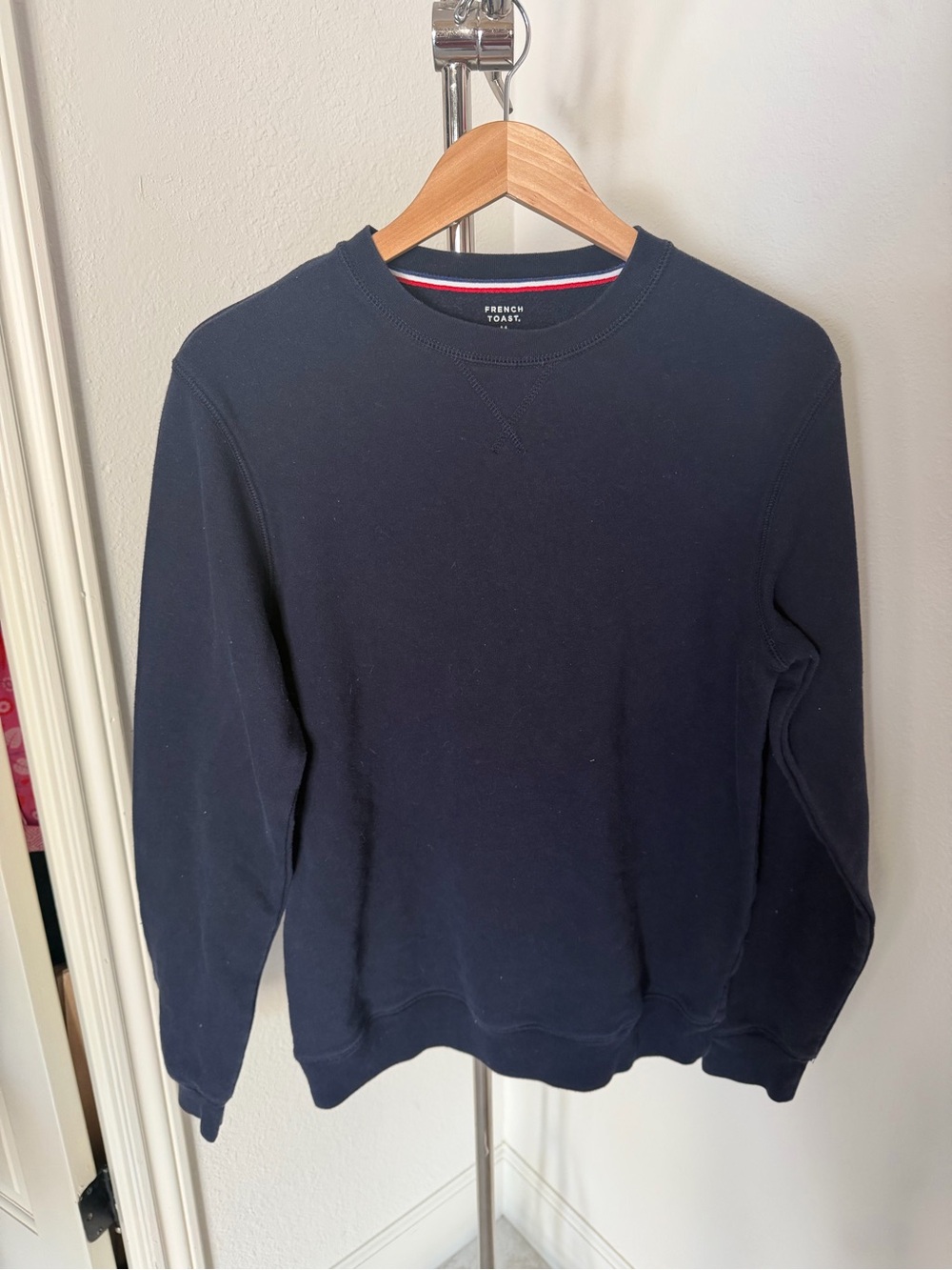 French Toast Navy Crewneck Sweater
